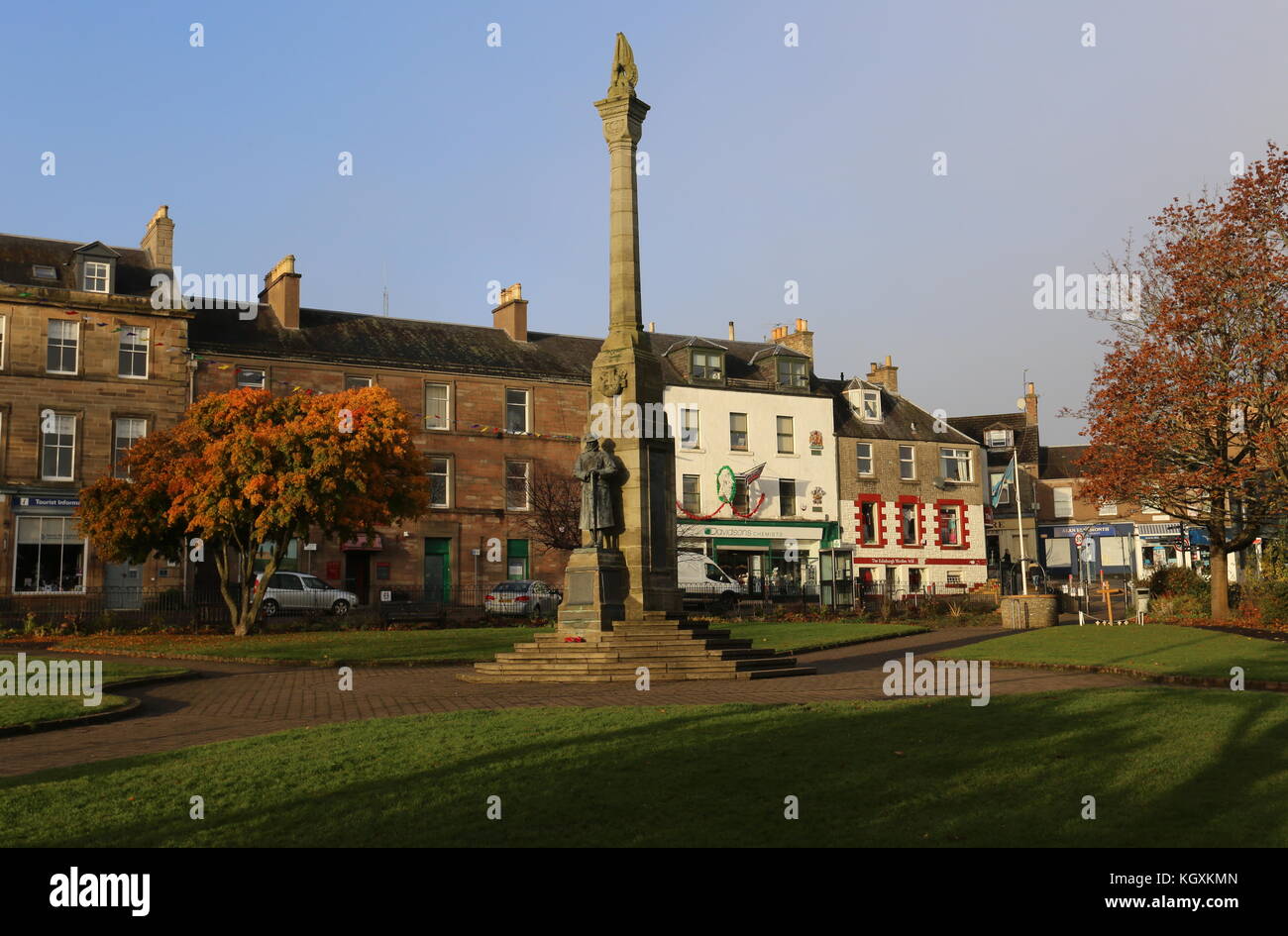 War Memorial blairgowrie écosse novembre 2017 Banque D'Images