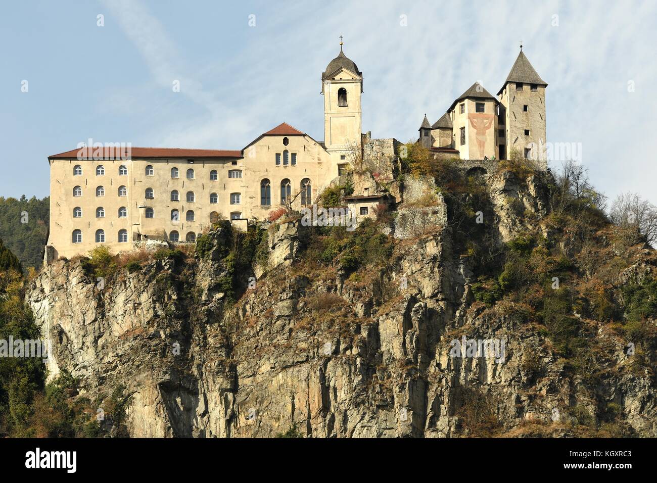 Monastère de Sabiona, Bolzano. Italie. Banque D'Images