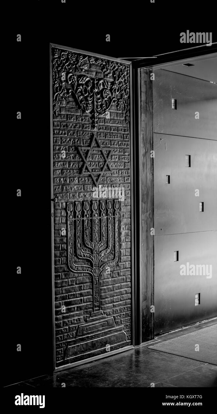 Musée des réfugiés juifs de Shanghai dans la synagogue Ohel Moshe Banque D'Images