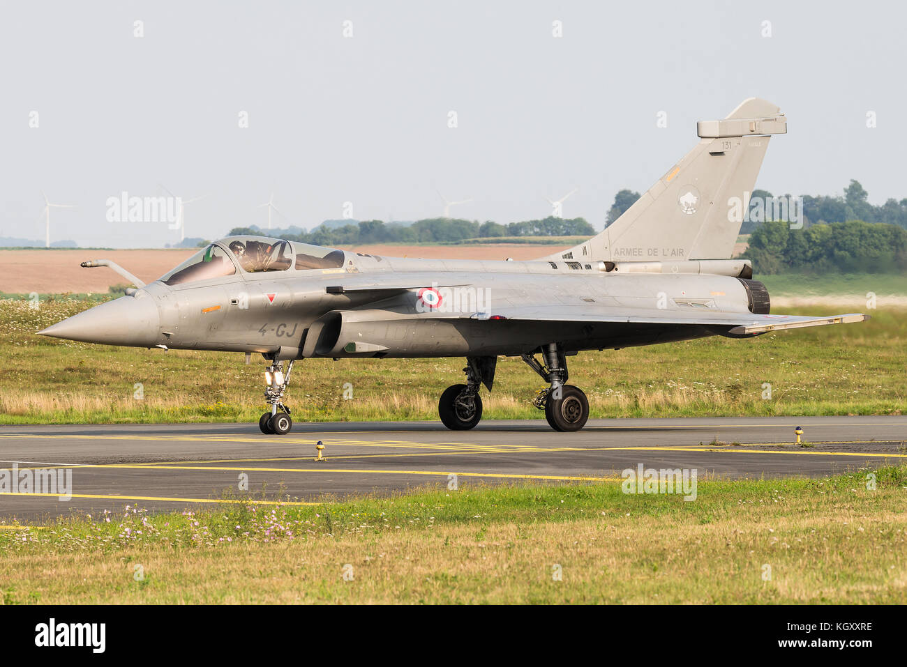 Le Dassault Rafale est un avion de combat polyvalent, conçu et construit par le constructeur aéronautique français Dassault Aviation. Banque D'Images