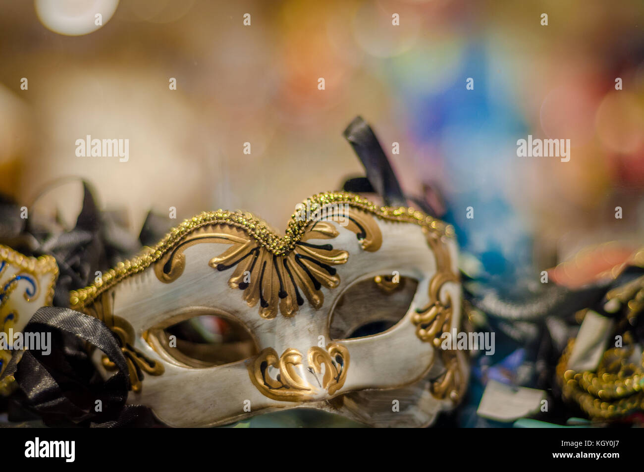 Masque de carnaval de Venise Banque D'Images