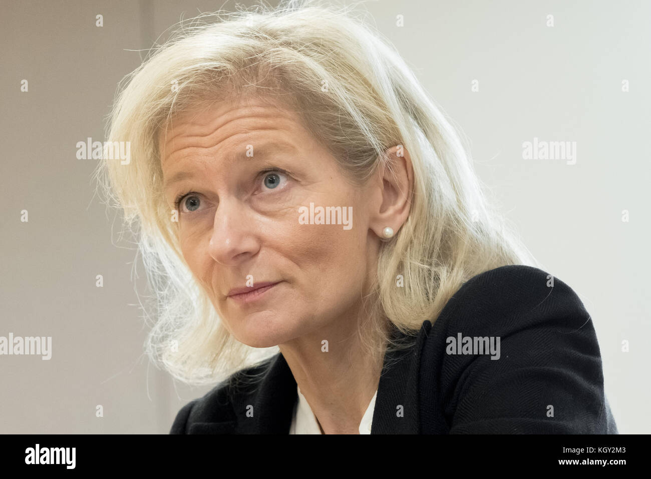 Zanny Minton Beddoes Rédacteur en chef de The Economist. Banque D'Images