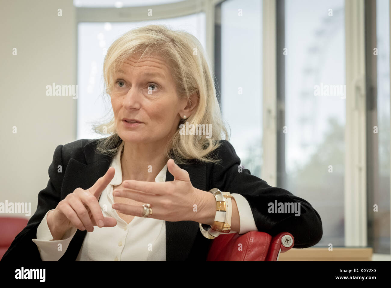 Zanny Minton Beddoes Rédacteur en chef de The Economist. Banque D'Images