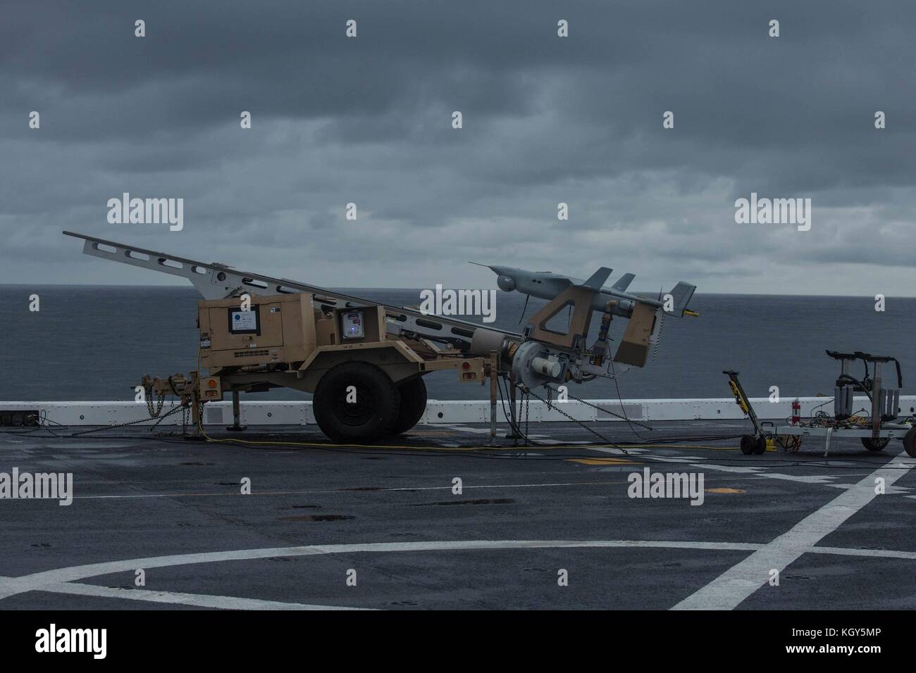 U.S. Marine Corps RQ-21 UAV Blackjack Banque D'Images