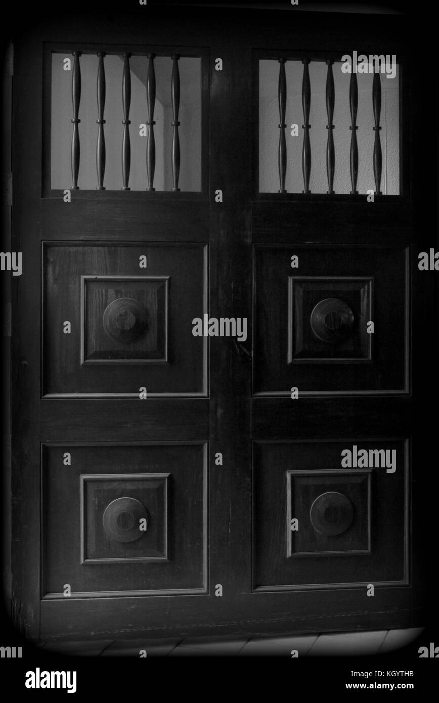 porte en bois ancienne Banque D'Images