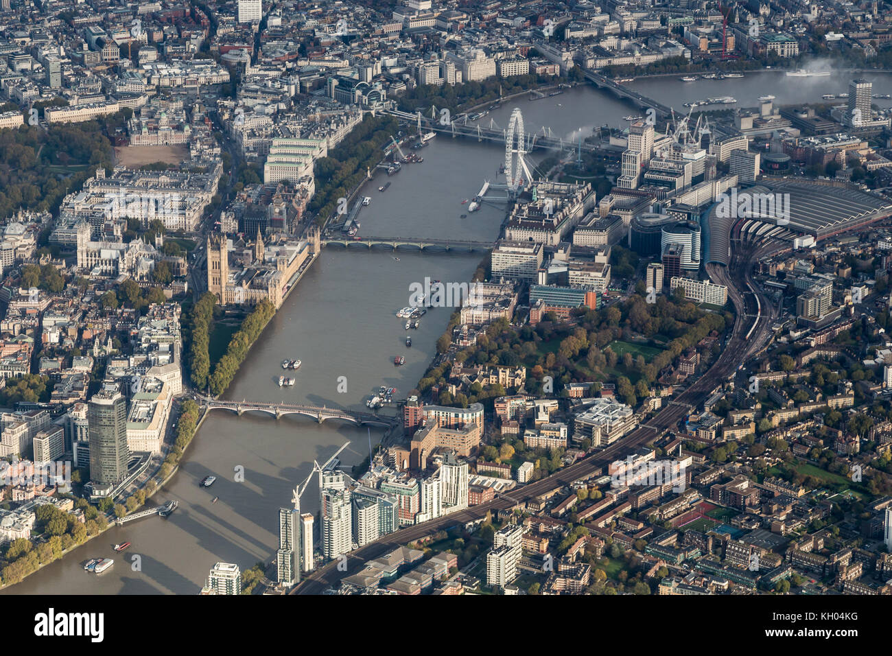 Vue aérienne de Londres Banque D'Images