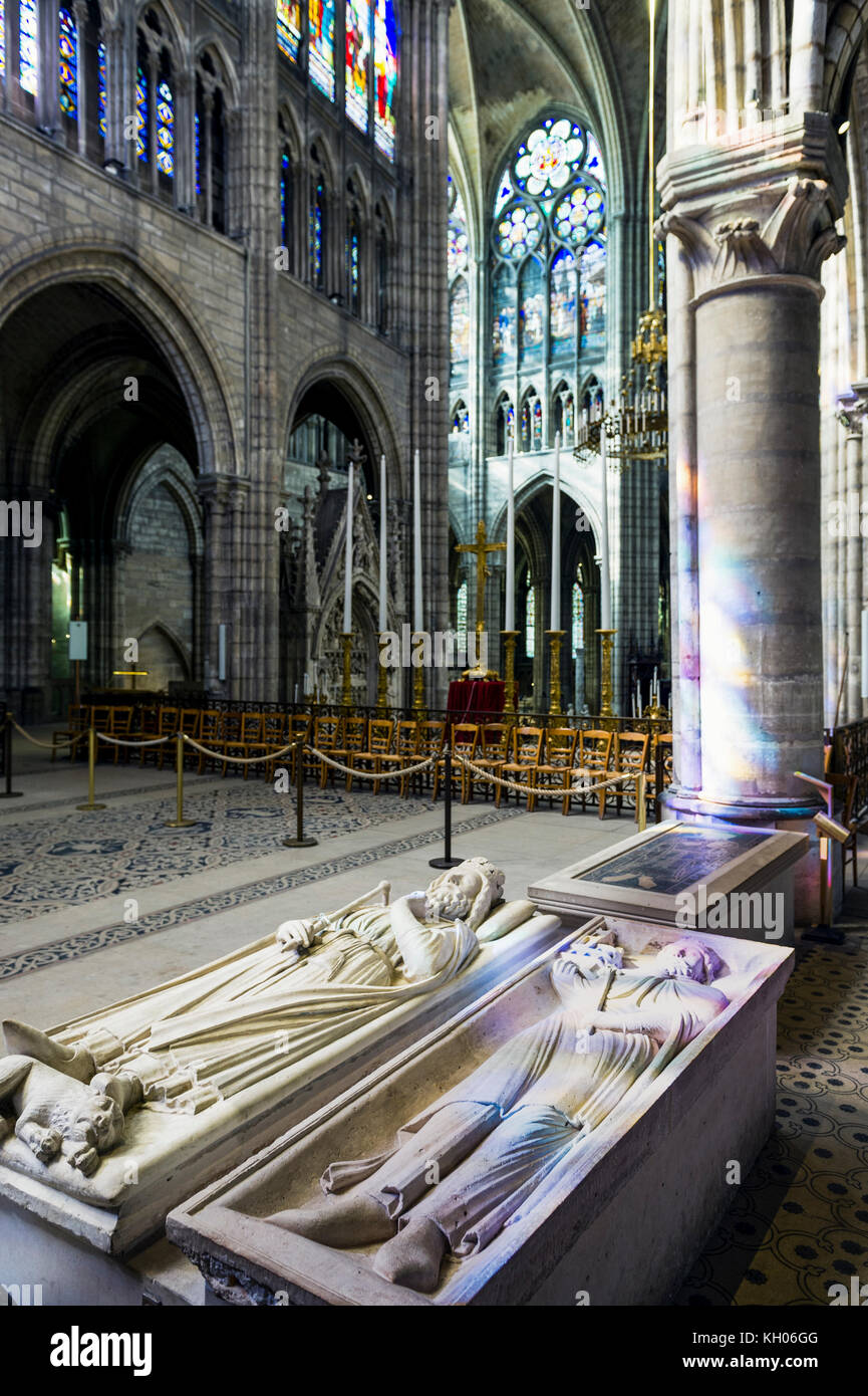 La France. SeineSaintDenis (93). Basilique de SaintDenis. Nécropole
