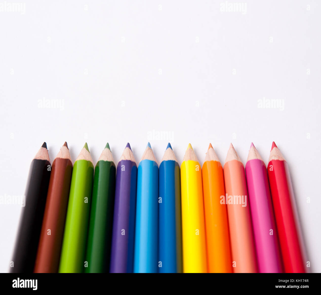 Crayon stylos Banque D'Images