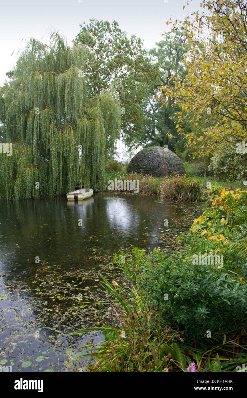 Westonbury Mill, Pembridge, Herefordshire avec les propriétaires et Sally Richard Pim. Banque D'Images