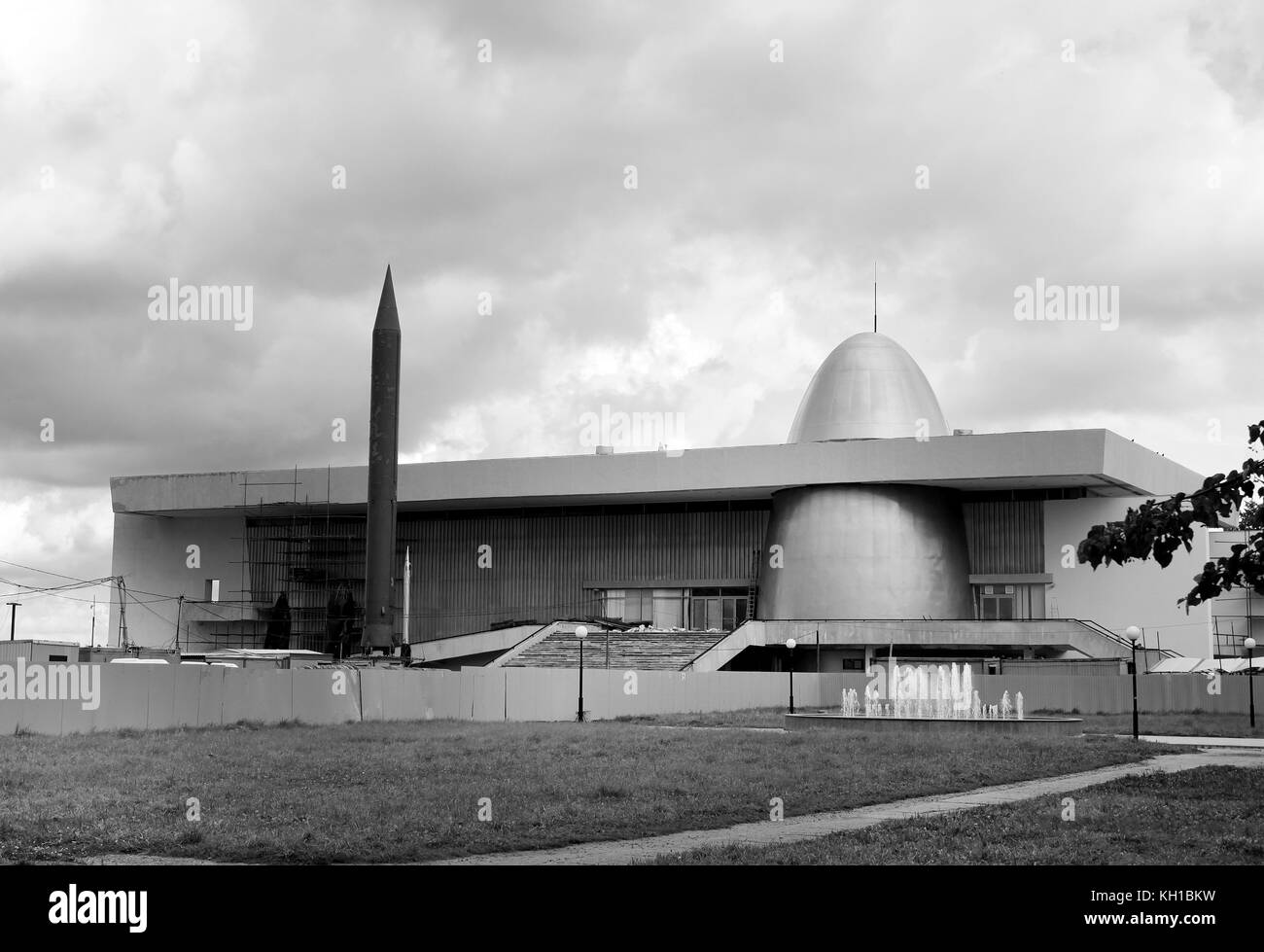 Le musée de l'astronautique en Russie à kaluga, photographié en close-up Banque D'Images