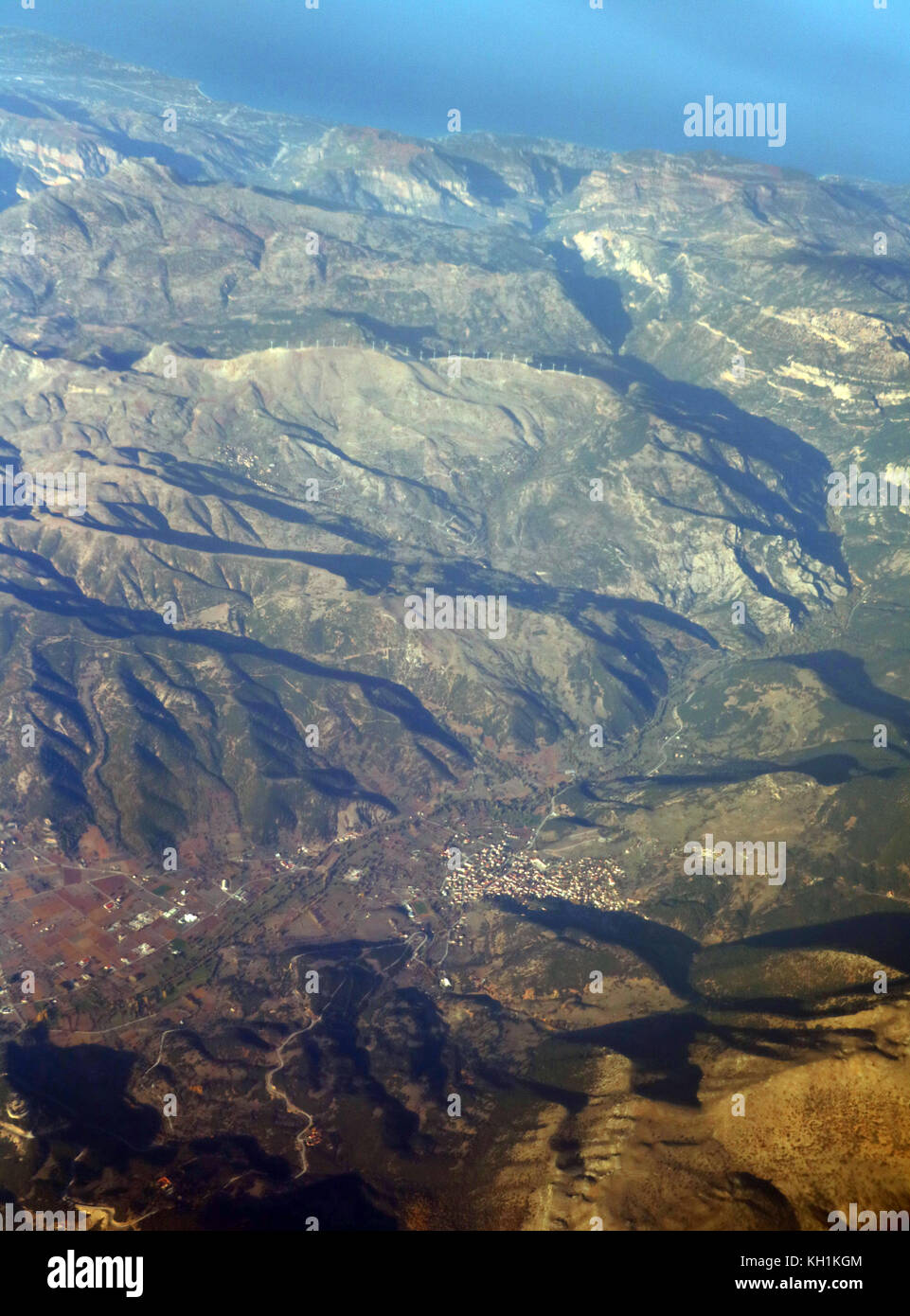 Kalavryta photo aérienne Banque D'Images