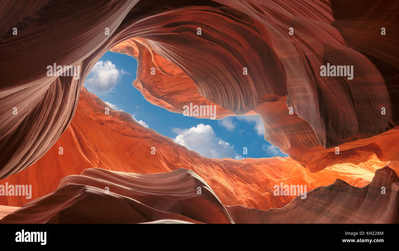 canyon de l’antilope Banque D'Images