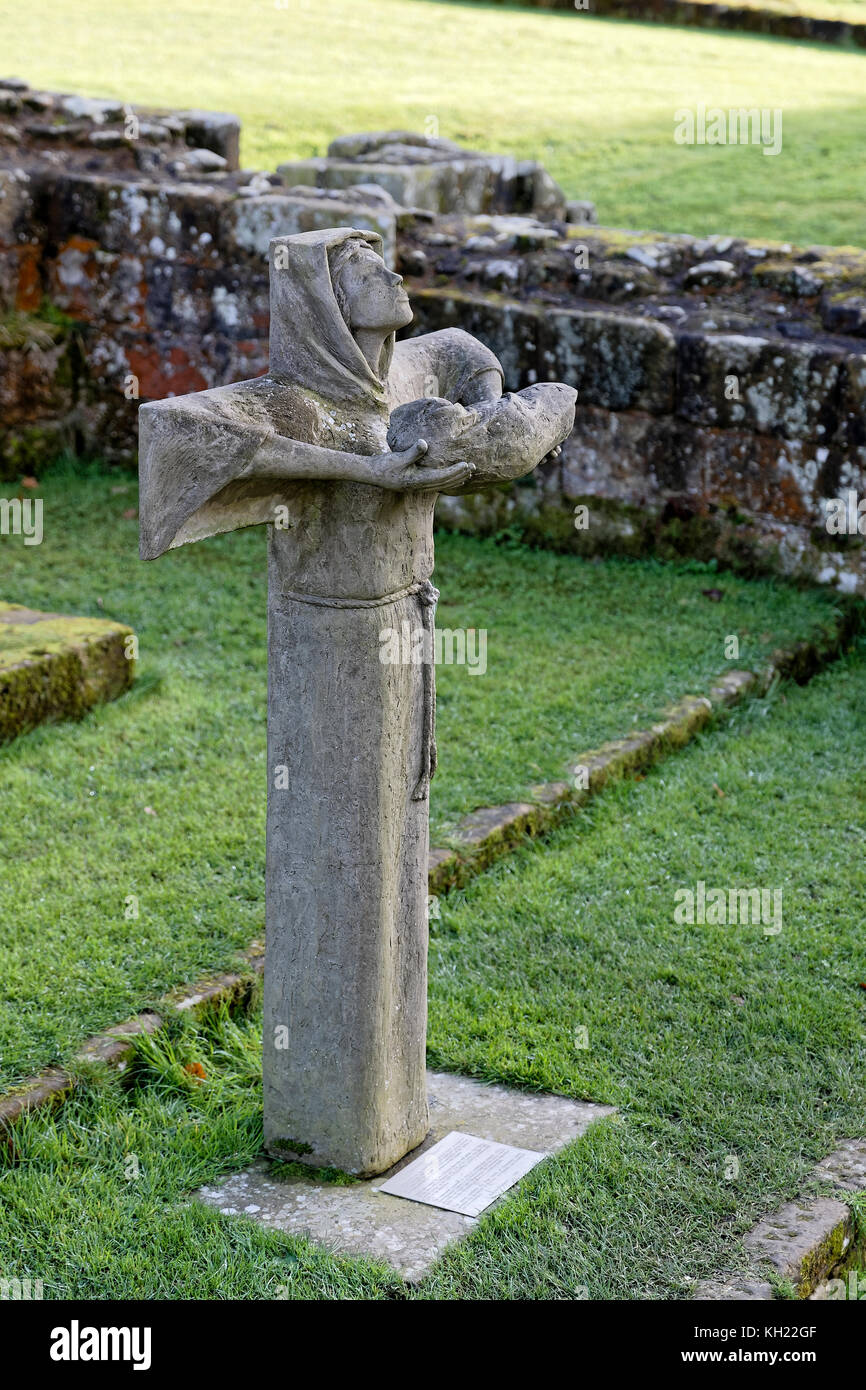 Mount grace priory chartreux - Madonna de la croix Banque D'Images