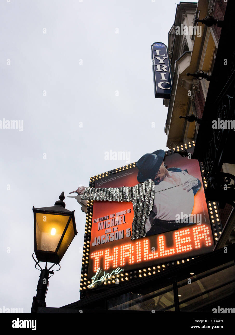 Michael Jackson Thriller, la comédie musicale du West End de Londres Banque D'Images