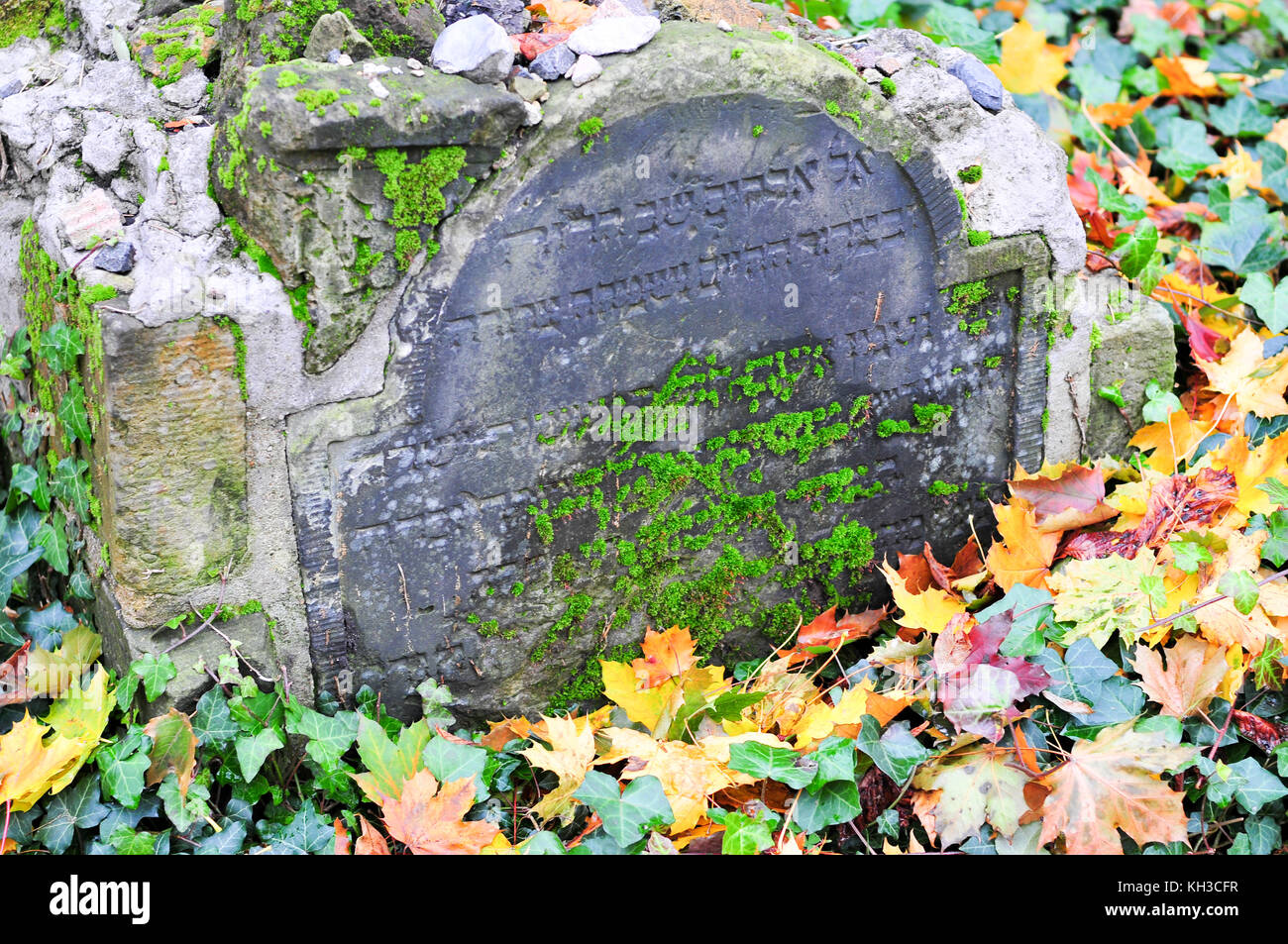 Cimetière juif de la Grosse Hamburger Strasse à Berlin, Allemagne. Banque D'Images