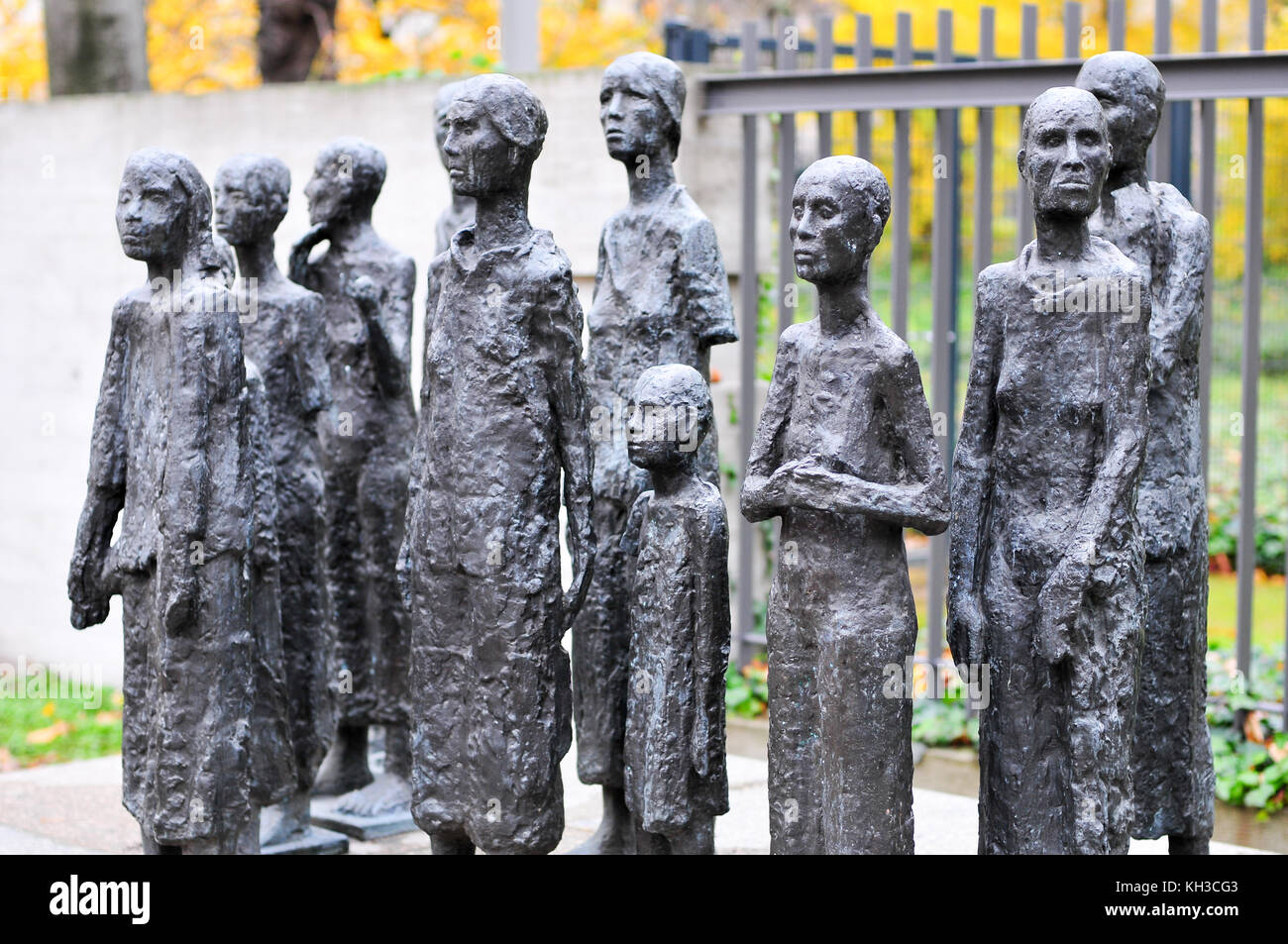 Cimetière juif de la Grosse Hamburger Strasse à Berlin, Allemagne. Banque D'Images