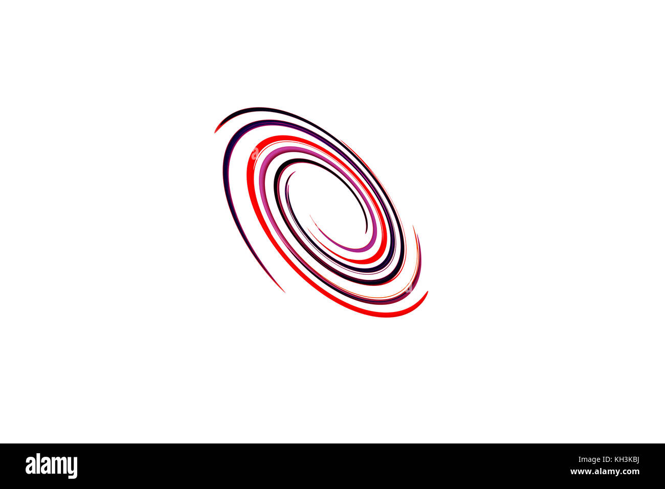 Fond arc-en-ciel en spirale Banque D'Images