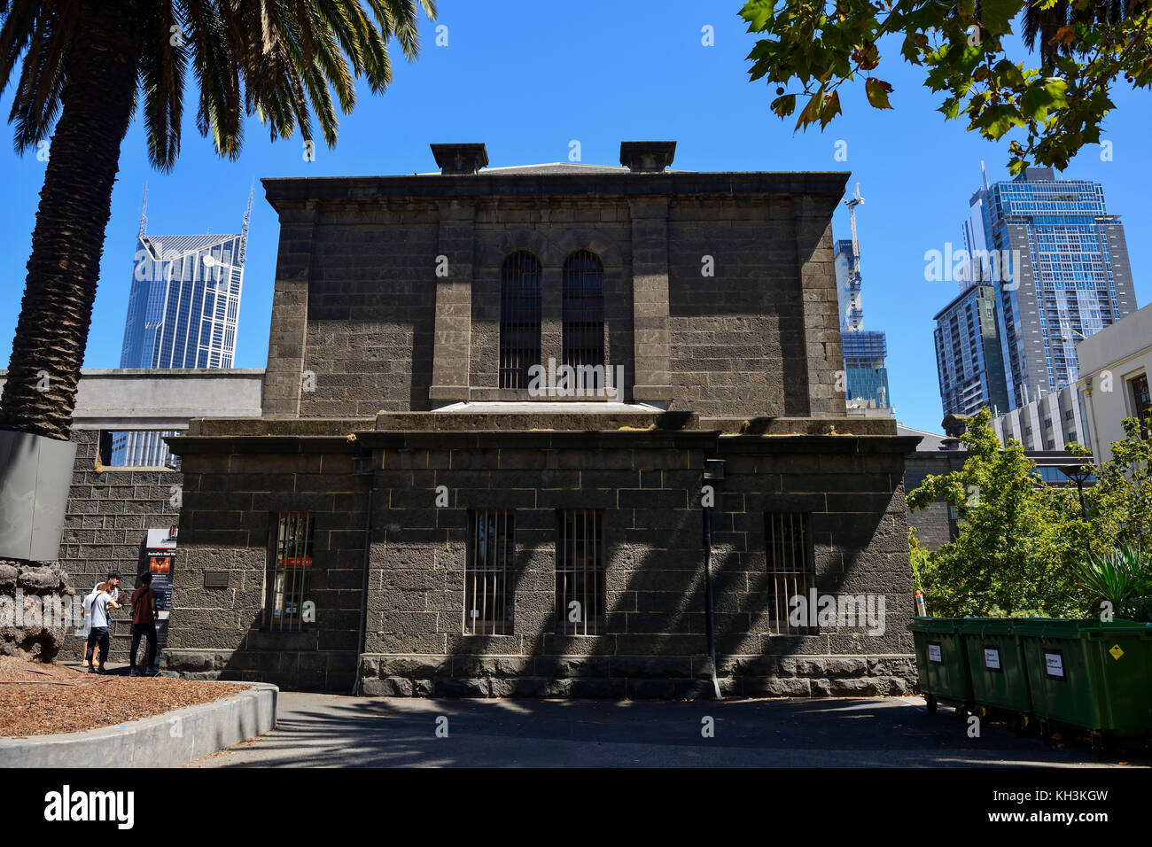 Ancienne prison de Melbourne sur Russell street à Melbourne, Victoria, Australie Banque D'Images