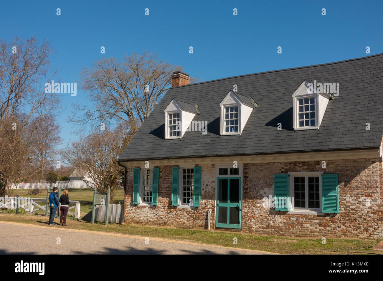 Cole house Digges Yorktown en Virginie Banque D'Images