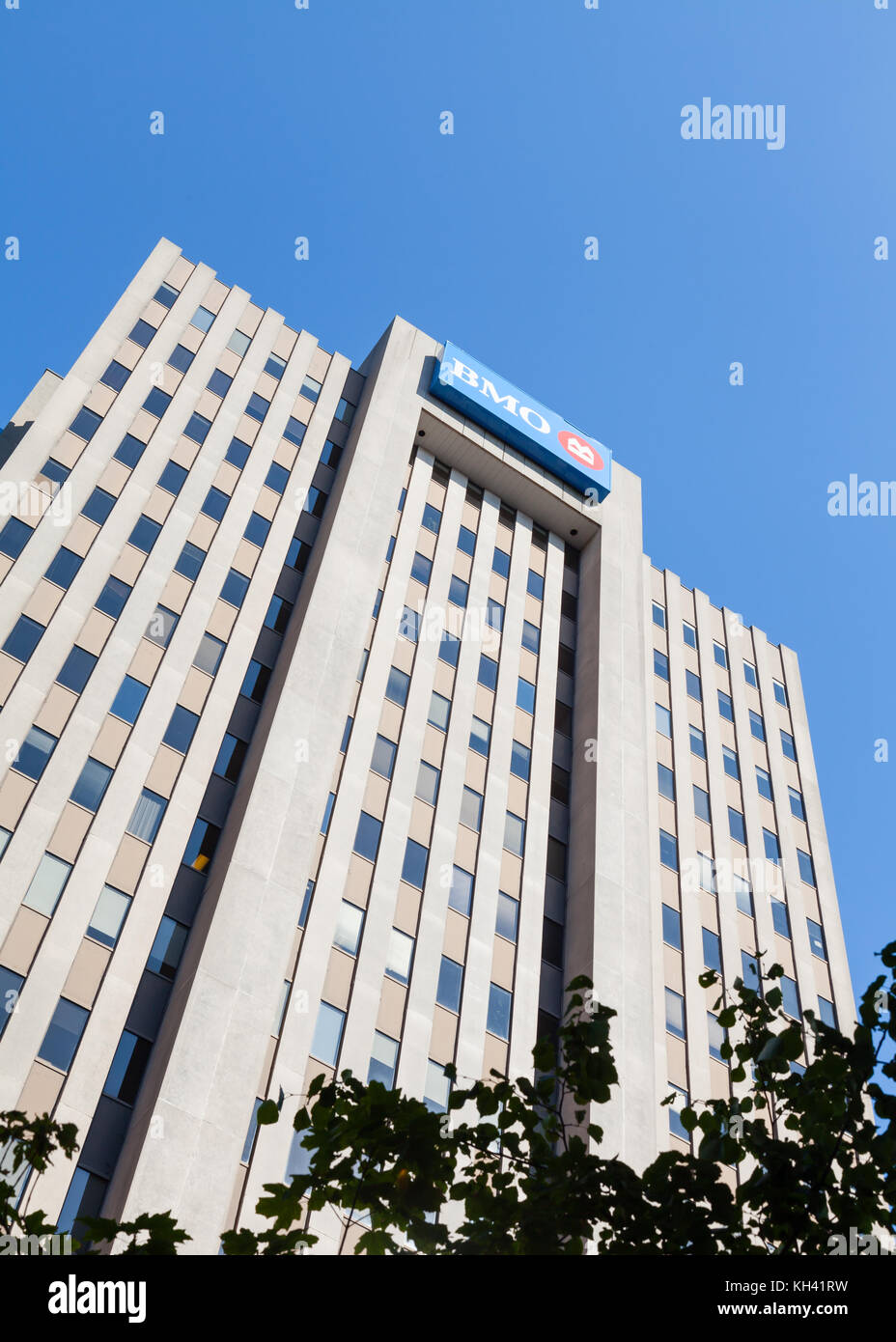 La Banque de Montréal (BMO) édifice de Halifax, Nouvelle-Écosse, Canada. Banque D'Images