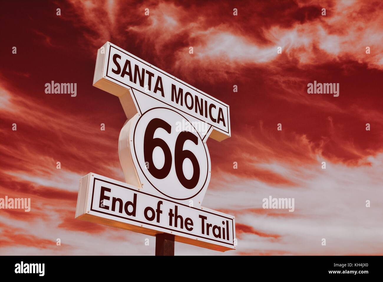 Fin De La Route 66 Banque d'image et photos - Alamy