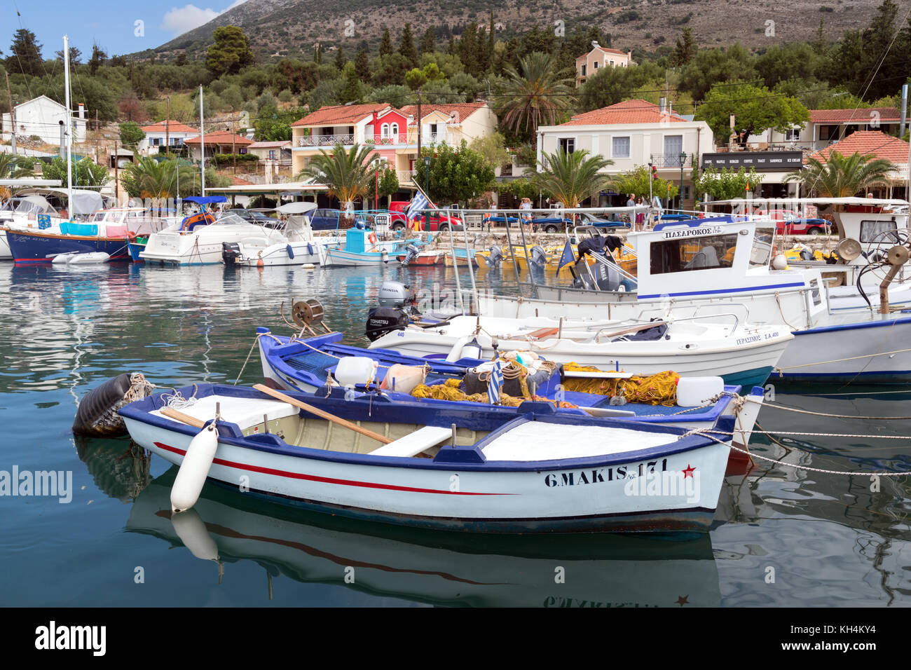 Agia Effimia, Port, Kefalonia, Grèce Banque D'Images