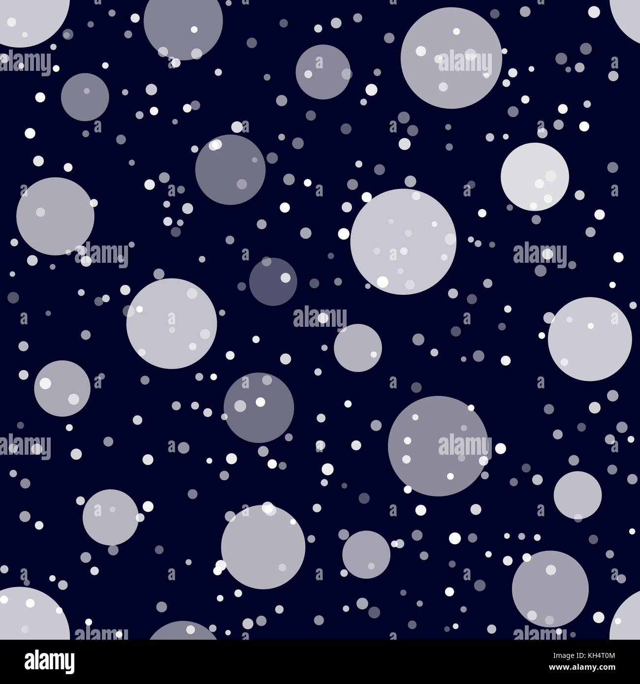 Points blancs sur un fond bleu foncé modèle Illustration de Vecteur
