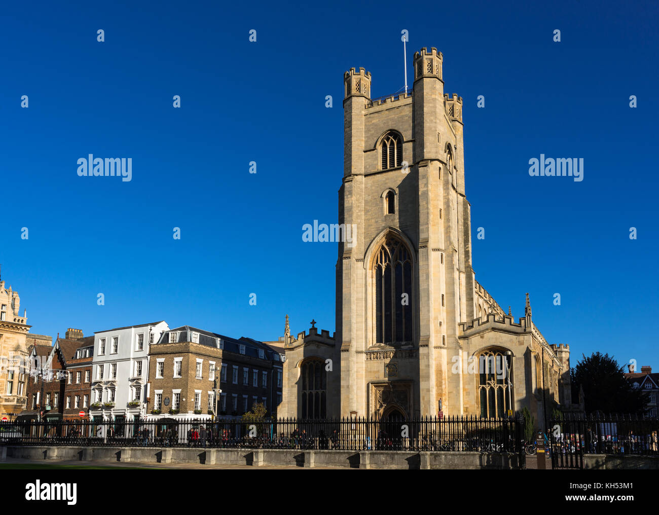 Grand St Marys Church, l'église de l'université, centre-ville de Cambridge, Cambridge, UK Banque D'Images