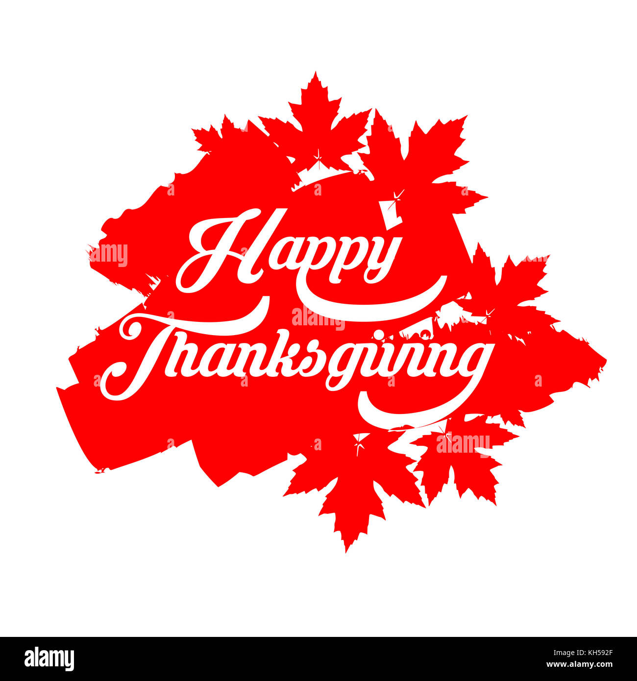 Joyeux thanksgiving typographie poster. célébration design pour bannière, carte postale, carte, d'événements, l'icône logo. vector vintage automne style calligraphie. Banque D'Images