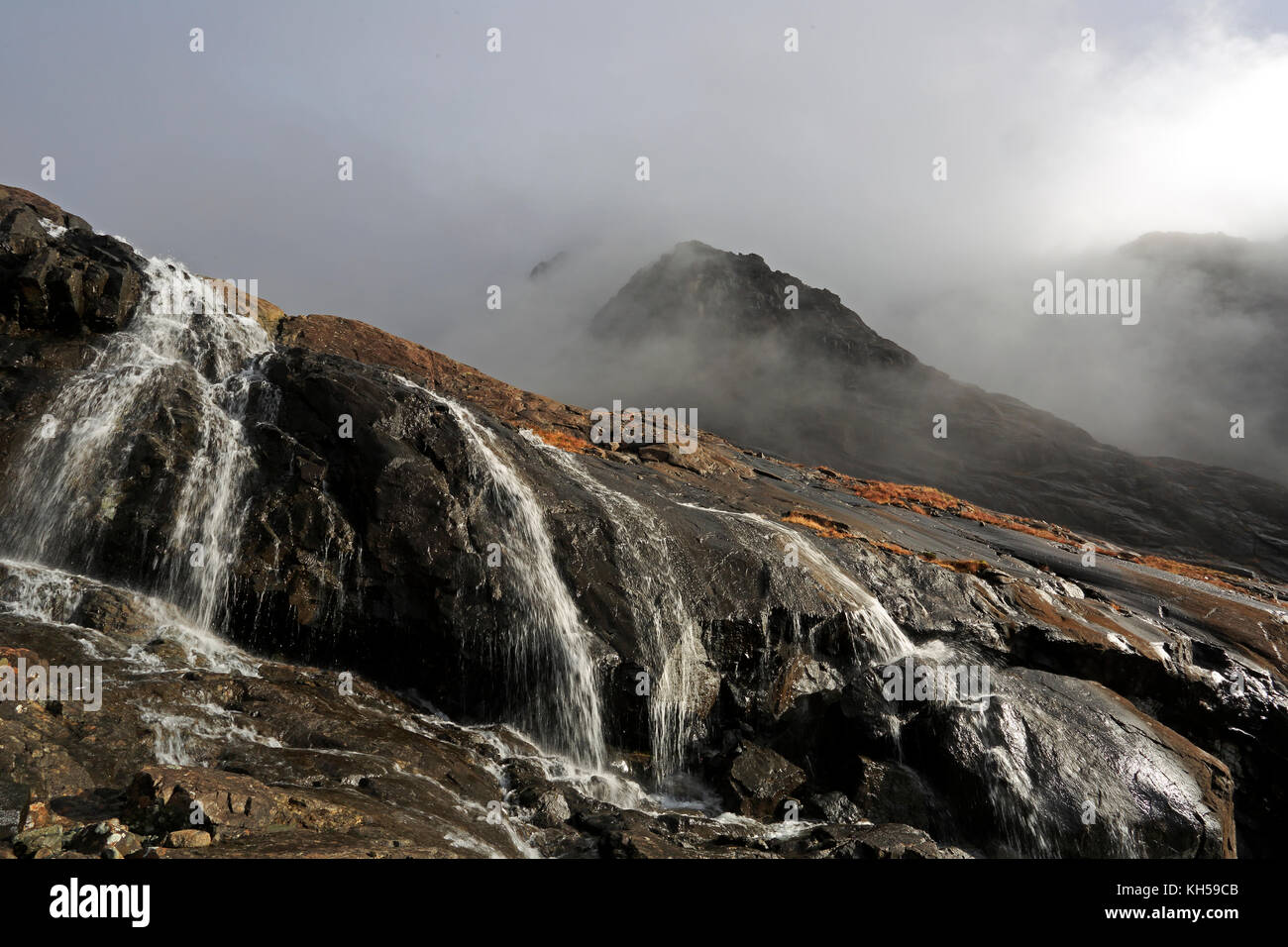 Avis de coire lagan cassants glen Isle of Skye Banque D'Images