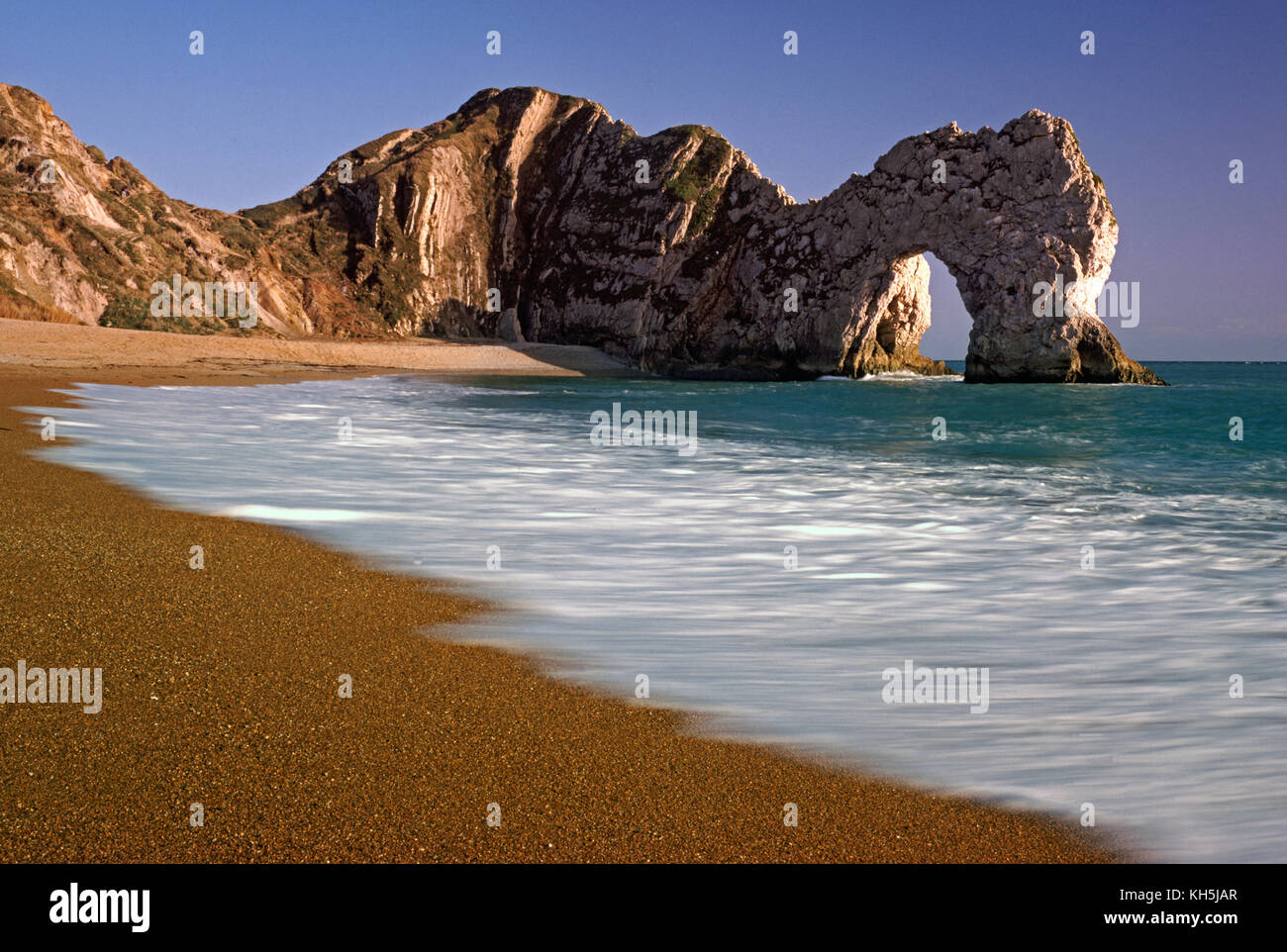 Durdle Door sur la côte jurassique, dorset, England, UK. Banque D'Images