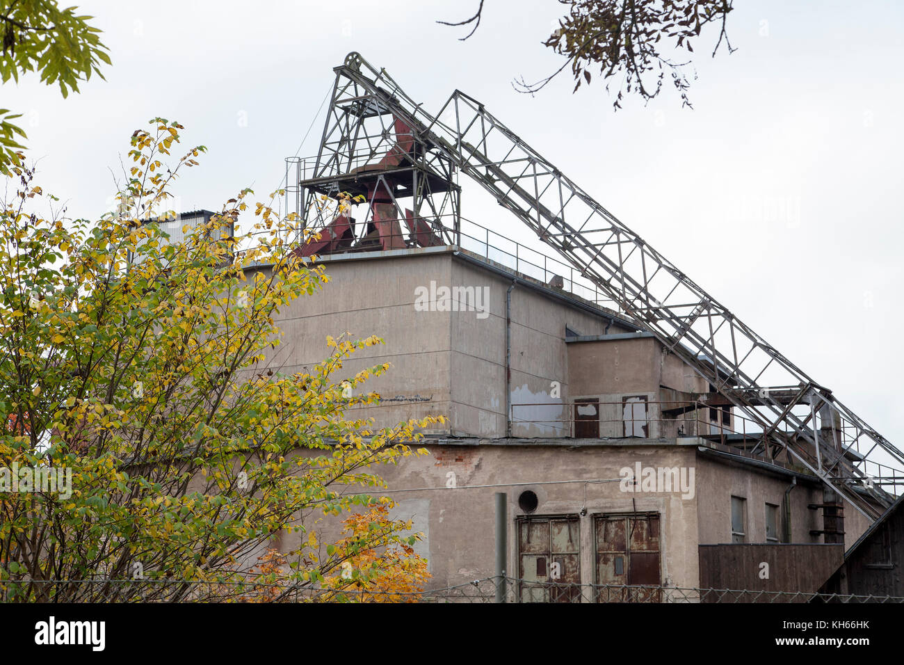 Dans l'industrie de fer abandonnée hälleforsnäs, södermanland après 350 ans l'usine a été fermée. Banque D'Images