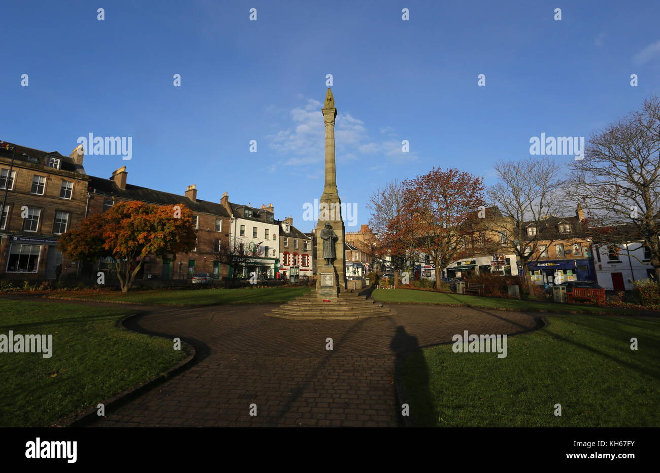 War Memorial blairgowrie écosse novembre 2017 Banque D'Images