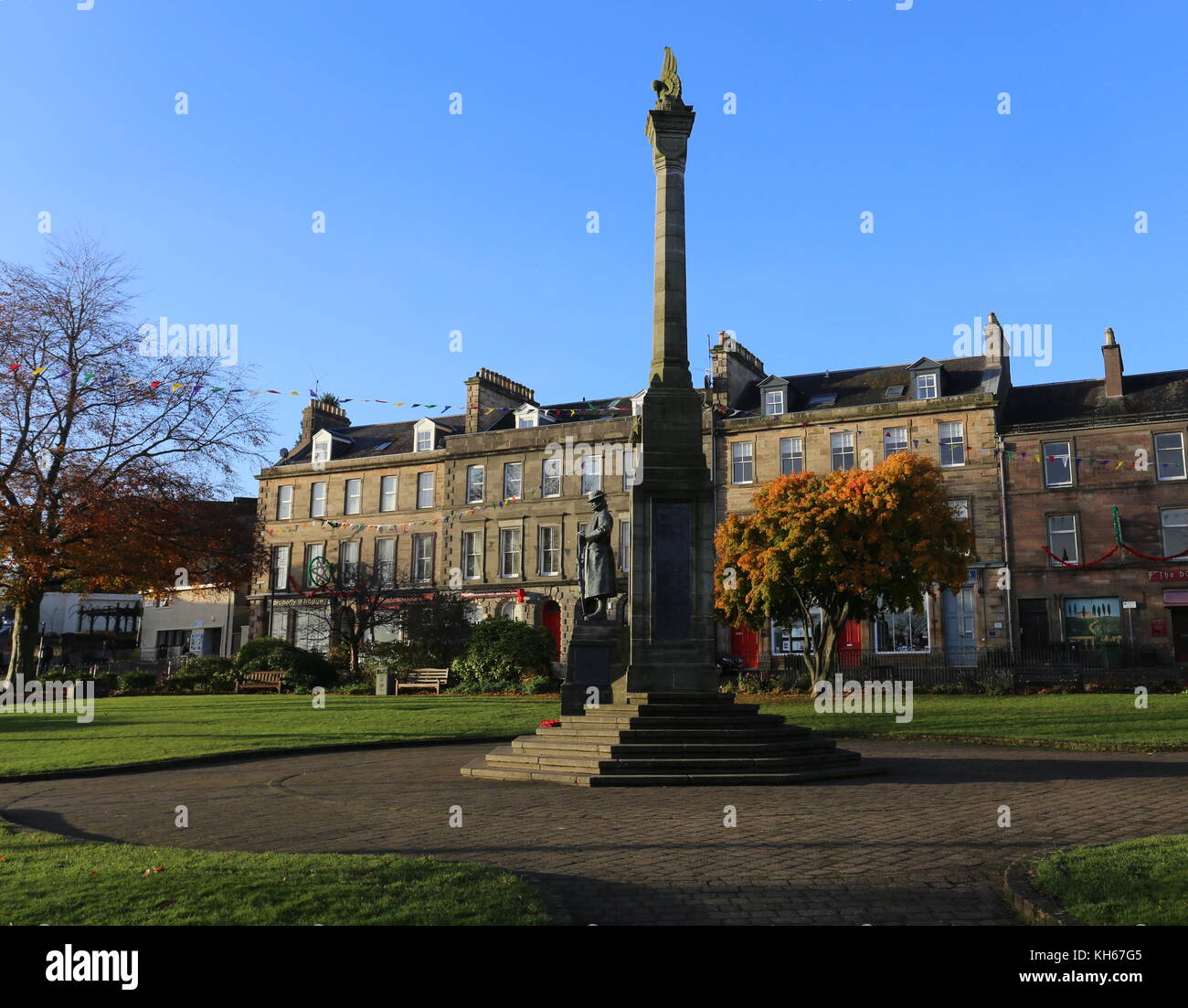 War Memorial blairgowrie écosse novembre 2017 Banque D'Images