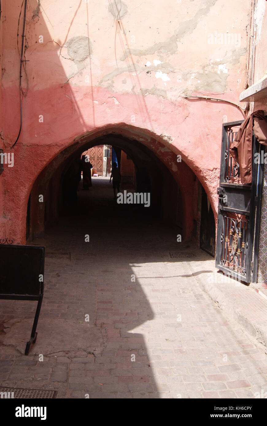 Les ruelles de la médina en marakkech Banque D'Images