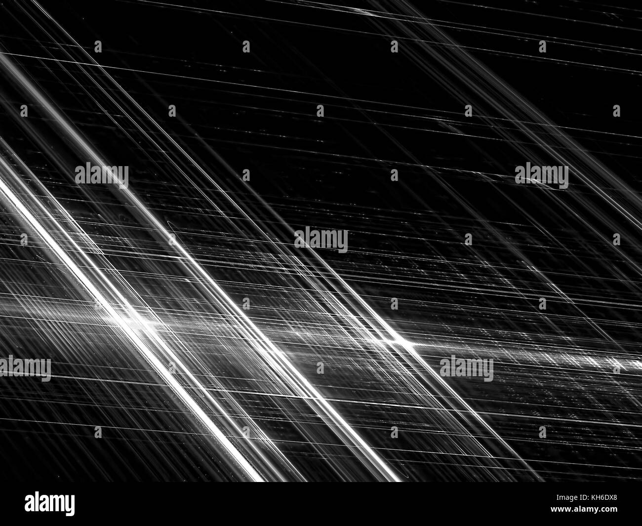 Rayures brillantes diagonal - abstract image générée numériquement Banque D'Images