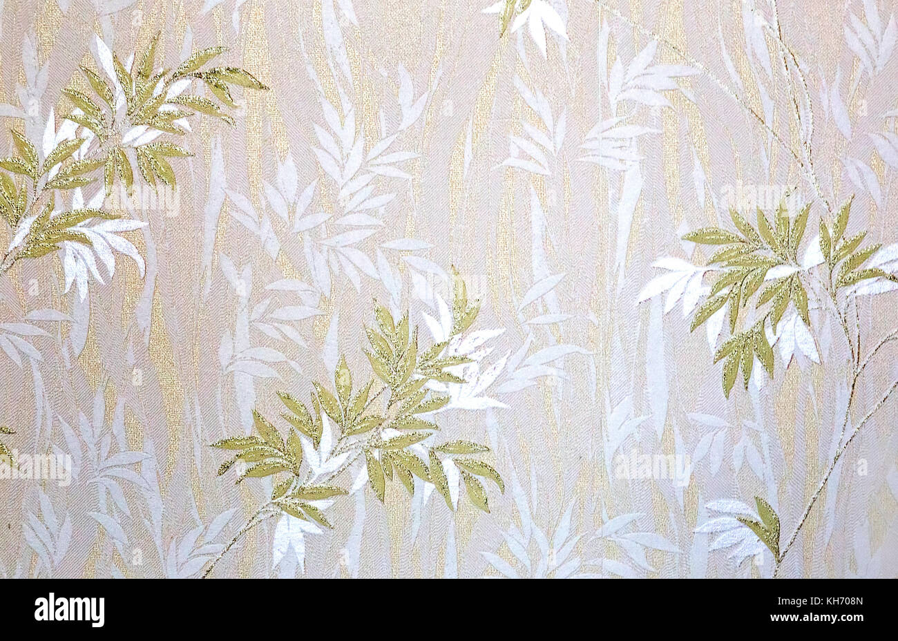 Image de fond dans des tons pastel avec des images de plantes. Banque D'Images