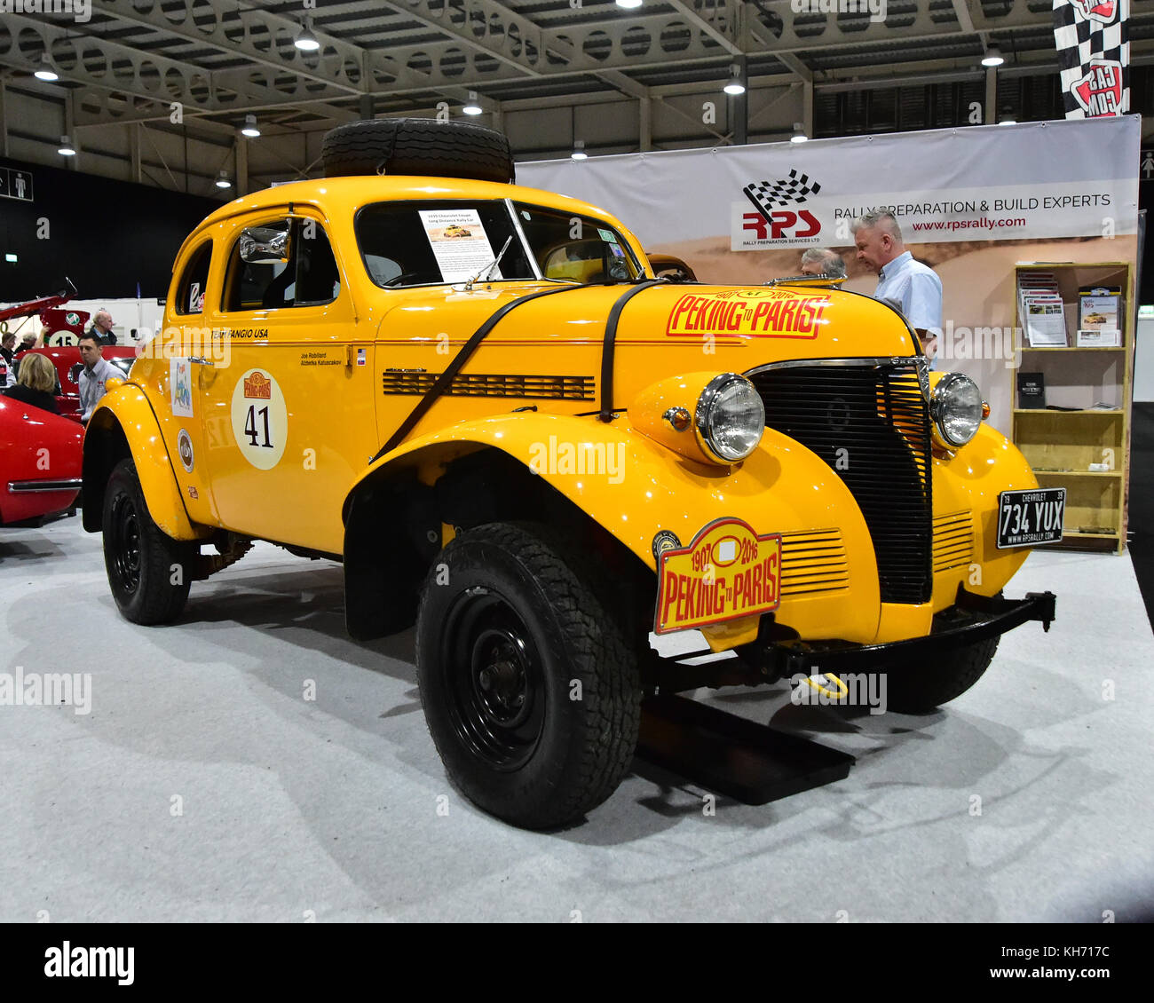 Chevrolet, Pékin à Paris, de race retro, samedi 25 février, 2017, rétro, nostalgie, sport, voitures, véhicules, course, Banque D'Images