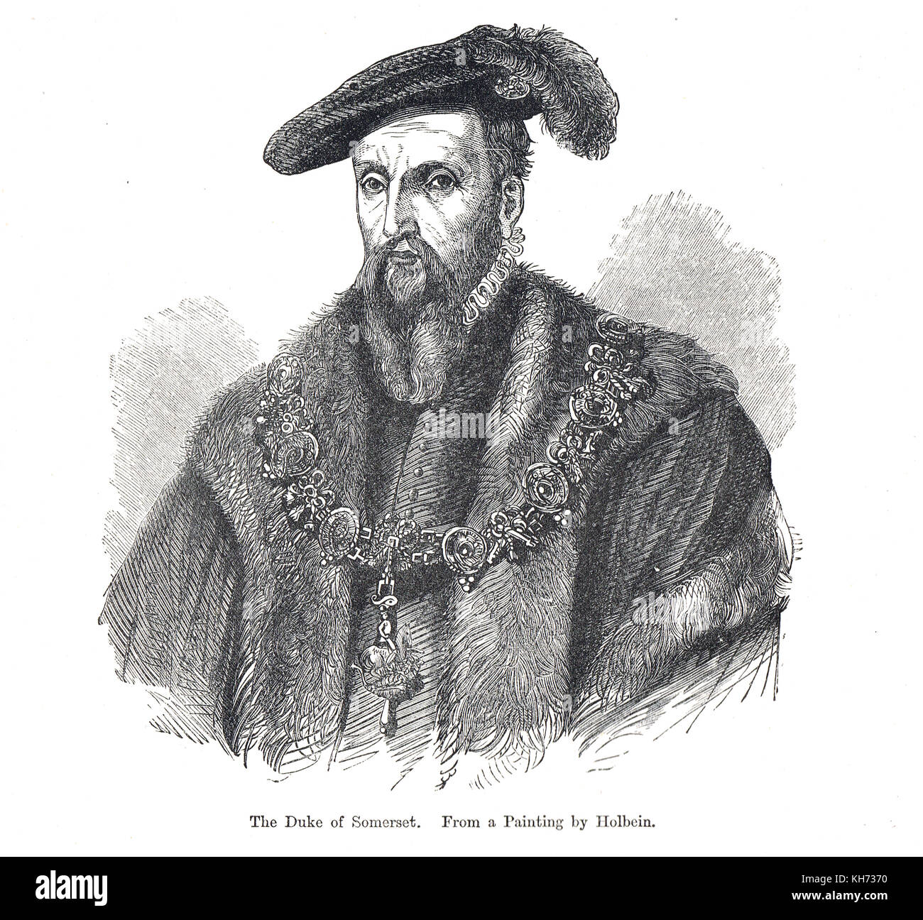 Edward Seymour, 1e duc de Somerset, Lord protecteur d'Angleterre 1547-1549 Banque D'Images