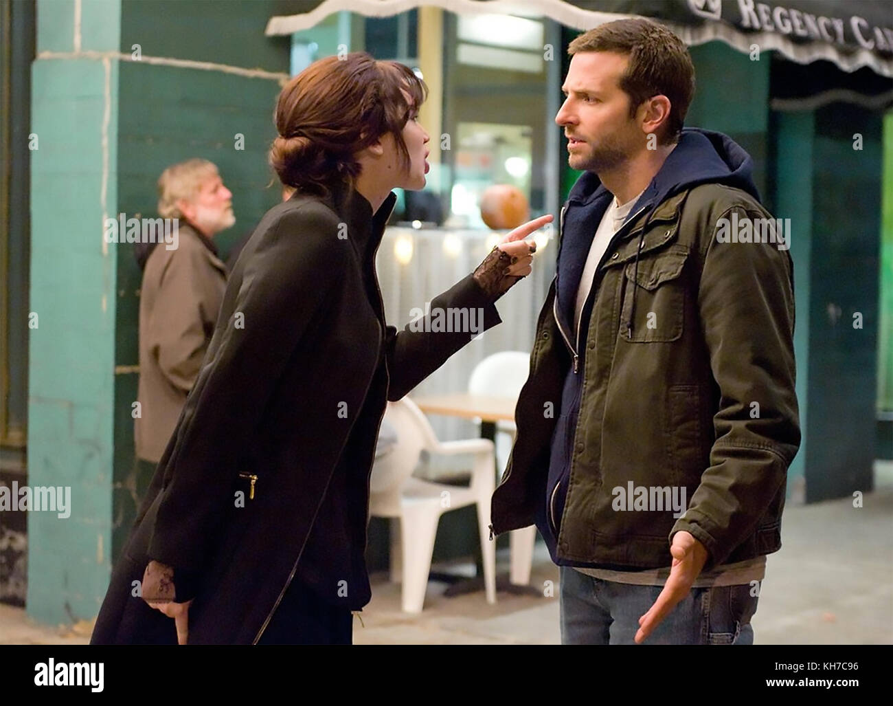 SILVER LININGS PLAYBOOK 2012 Weinstein Company film avec Jennifer Lawrence et Bradley Cooper Banque D'Images