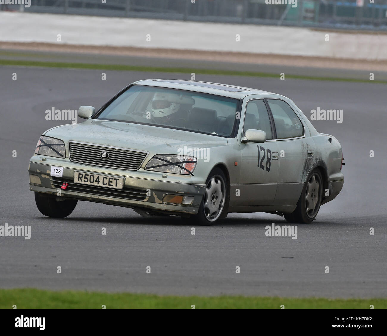 Dougal Cawley, Lexus LS400, VSCC, Pomeroy Trophy, Silverstone, 18 février 2017, 2017, voitures, Chris McEvoy, CMM-photographie, compétition, février, F Banque D'Images