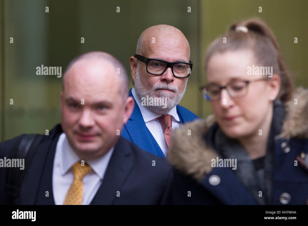 Londres, Royaume-Uni. 14Th nov, 2017. Gary goldsmith l'oncle de la duchesse de Cambridge à Westminster magistrates court, Marylebone Road, Londres, Royaume-Uni 14.11.2017. Gary Goldsmith, 52, a frappé son épouse, Julie-Ann, à l'extérieur de leur maison à Marylebone, Londres Centre. crédit : Jeff gilbert/Alamy live news Banque D'Images