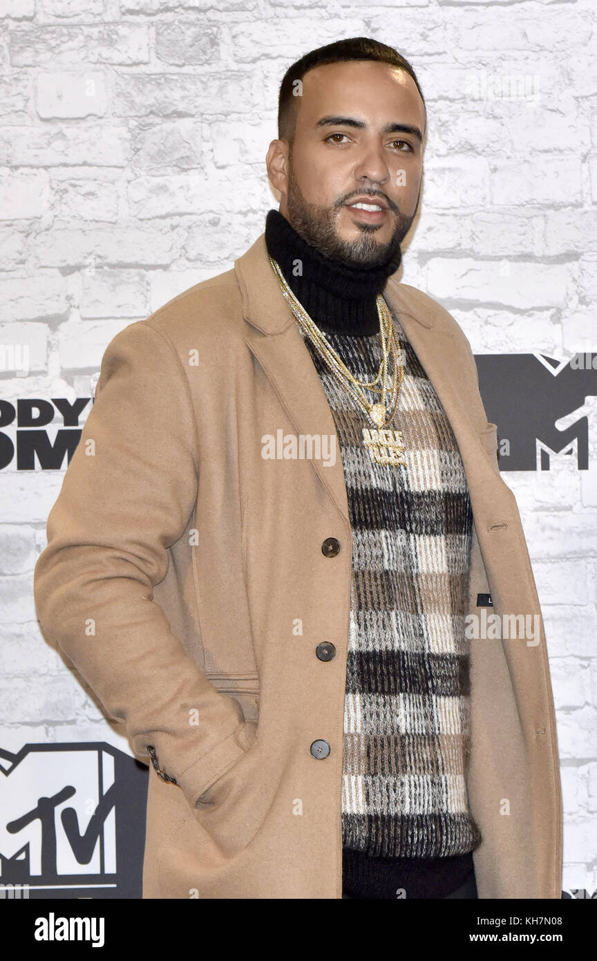Le Montana français pose dans la salle du gagnant lors des MTV European Music Awards 2017 à la Wembley Arena de 12 novembre 2017 à Londres, en Angleterre. | Verwendung weltweit Banque D'Images
