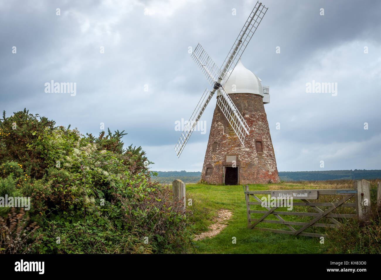 HALNAKER, Sussex/UK - Septembre 25 : Vue sur Halnaker Halnaker Moulin à Sussex le 25 septembre 2011 Banque D'Images