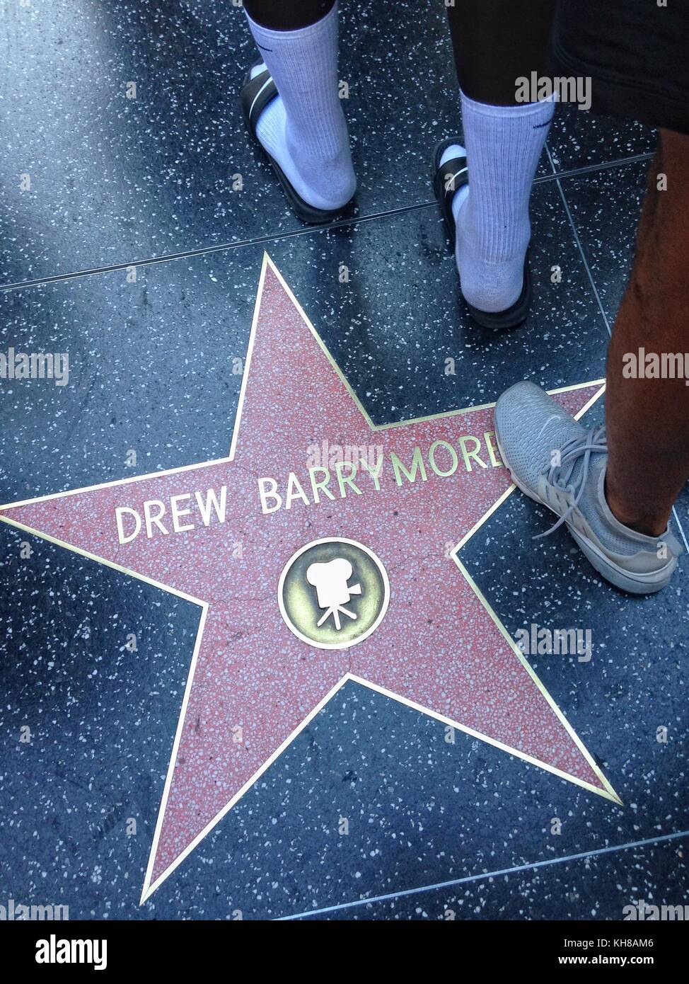 Hollywood, Californie - le 26 juillet 2017 : Drew Barrymore hollywood walk of fame star le 26 juillet 2017 à Hollywood, ca. Actrice, auteur, directeur Banque D'Images