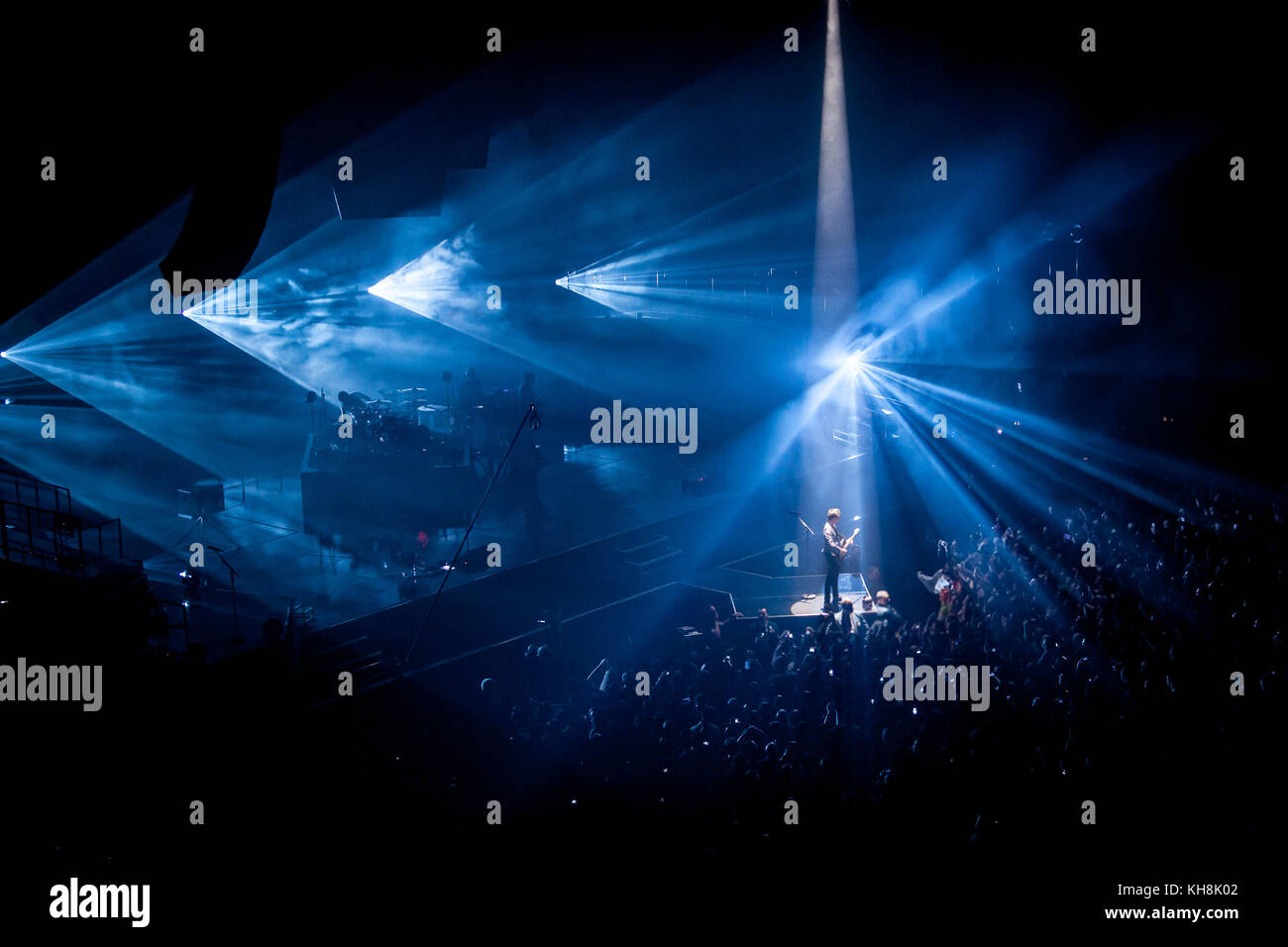 Concert rock show lights Banque D'Images