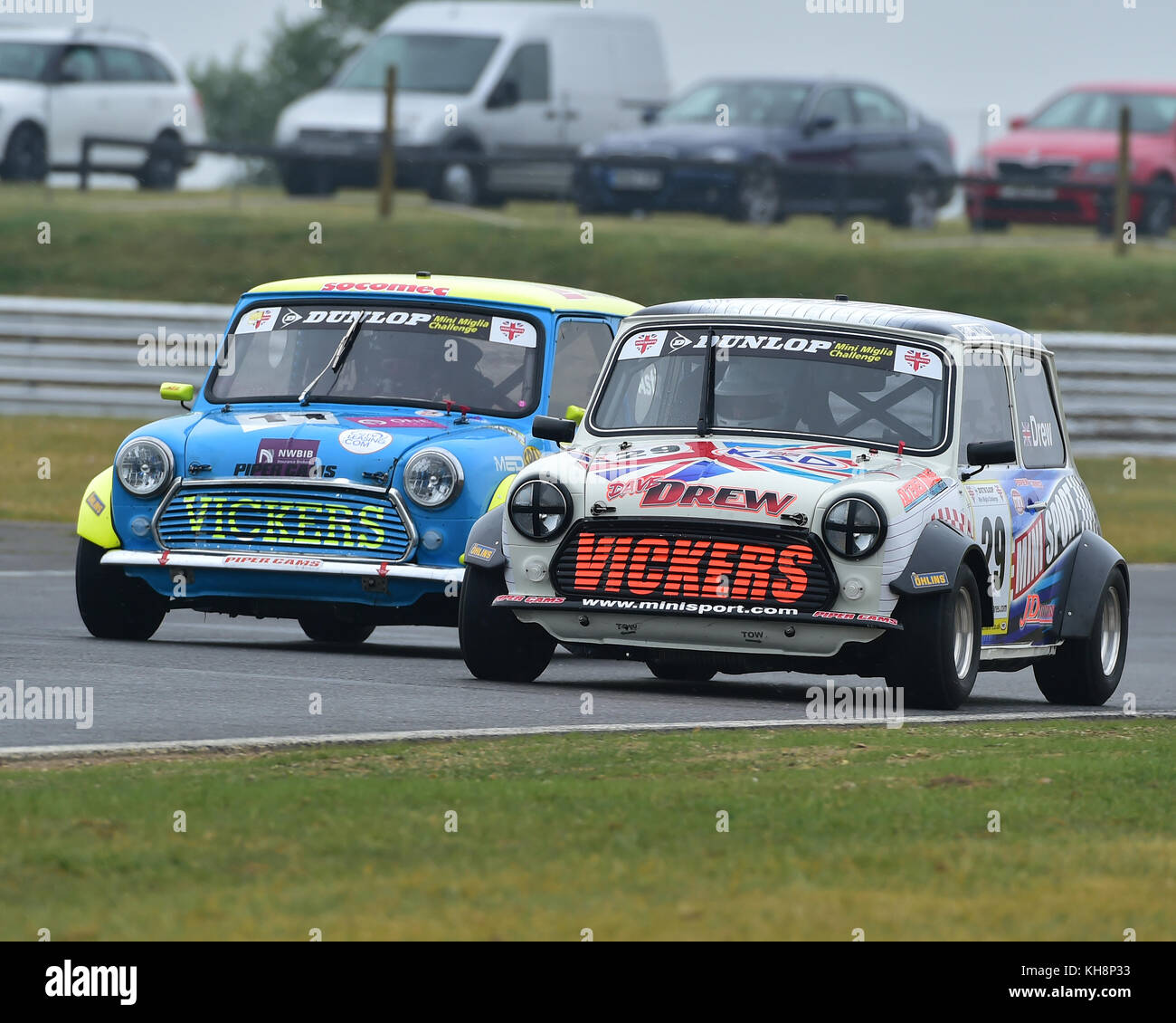 Dave a attiré, mini miglia, kane, astin miglia mini, mini, mini championnat miglia festival, msvr, Snetterton, mai 2017, les véhicules, course, sport, m Banque D'Images