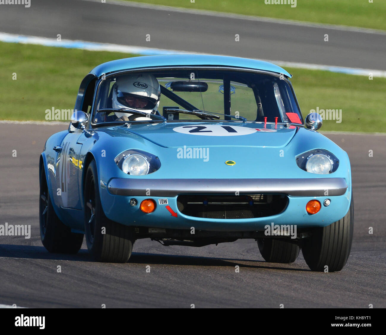 John Hutchison, Lotus Elan 26 R, Guards Trophy, HSCC, Season Opener, samedi 8 avril 2017, Donington Park, Chris McEvoy, circuit Racing, CJM photo Banque D'Images