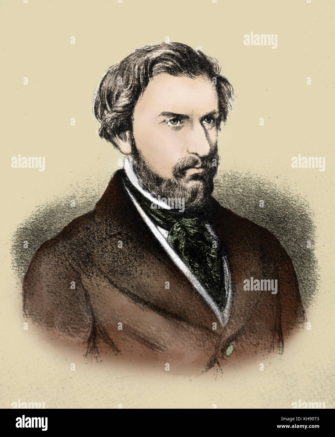 Ambroise Thomas compositeur français, 5 août 1811 - 12 février 1896. Banque D'Images