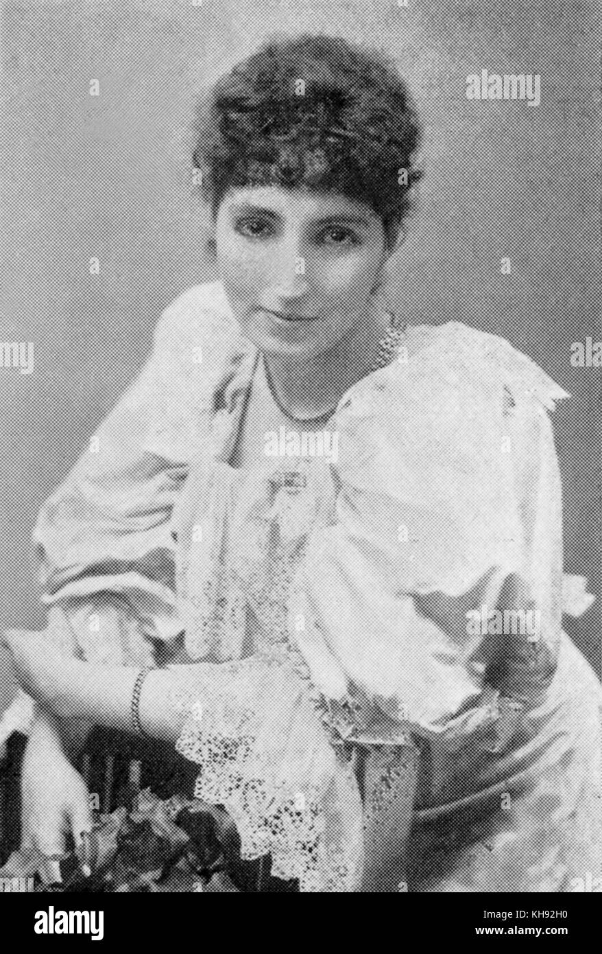 Maggie Purvis. La chanteuse d'opéra gallois, né le 19 janvier 1869. Banque D'Images